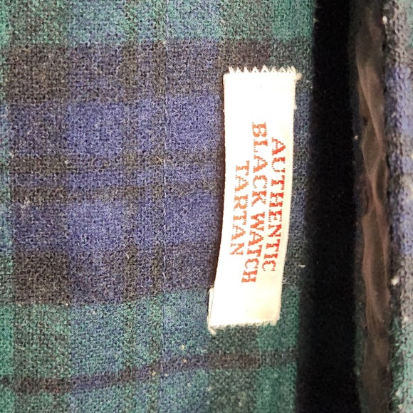 Pendleton 100% Wool Plaid Green Black Watch Flannel Tartan Made In The USA XL - Picture 7 of 12